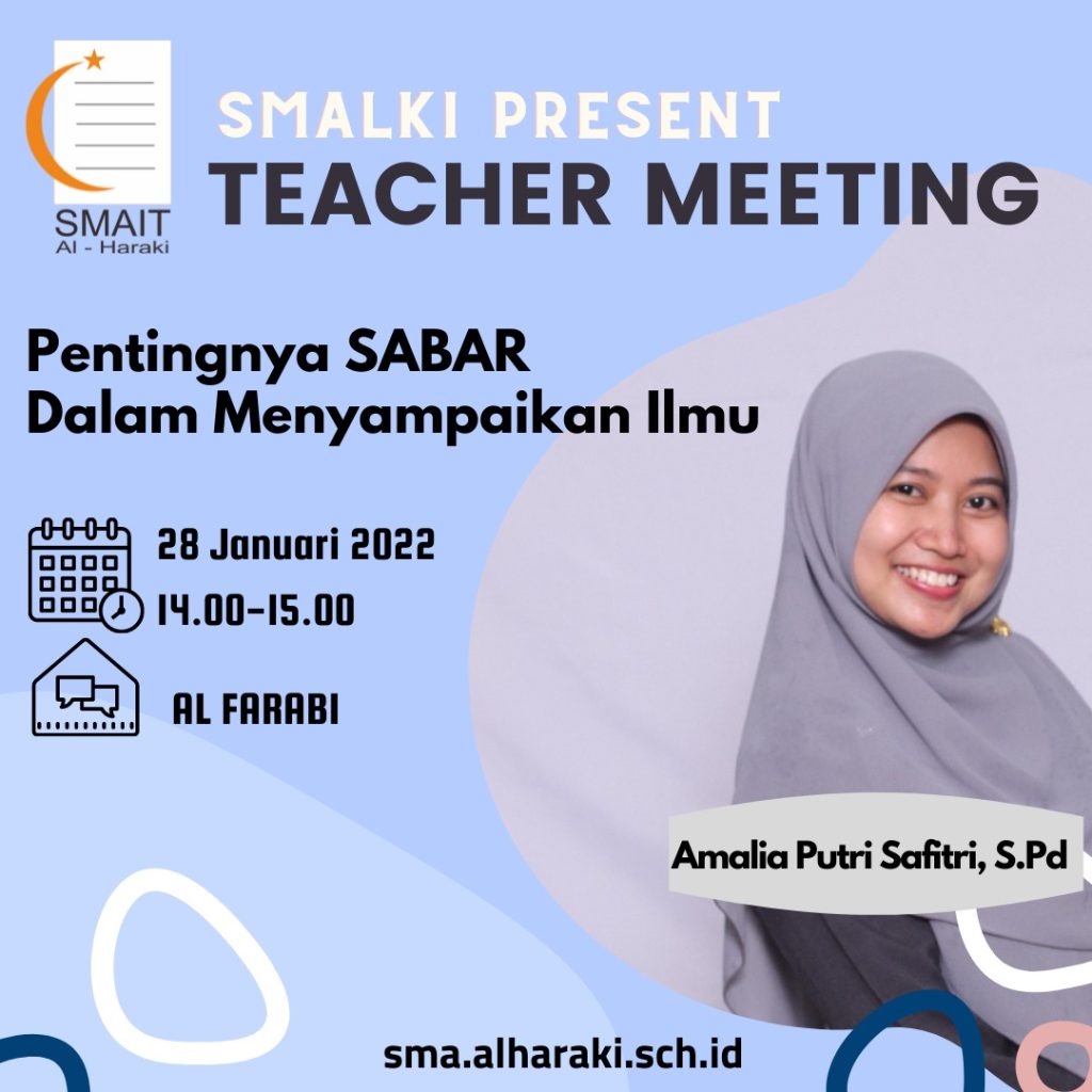 Teacher Meeting – By Amalia Putri Safitri, S.pd